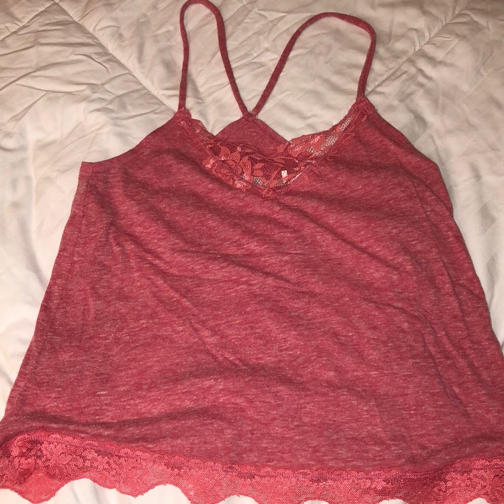 Lace detail tank from Urban Outfitters